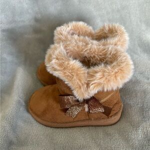 First Steps baby girl boots